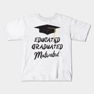 Doctorate Graduated Degree Doctor Hat Promotion Kids T-Shirt